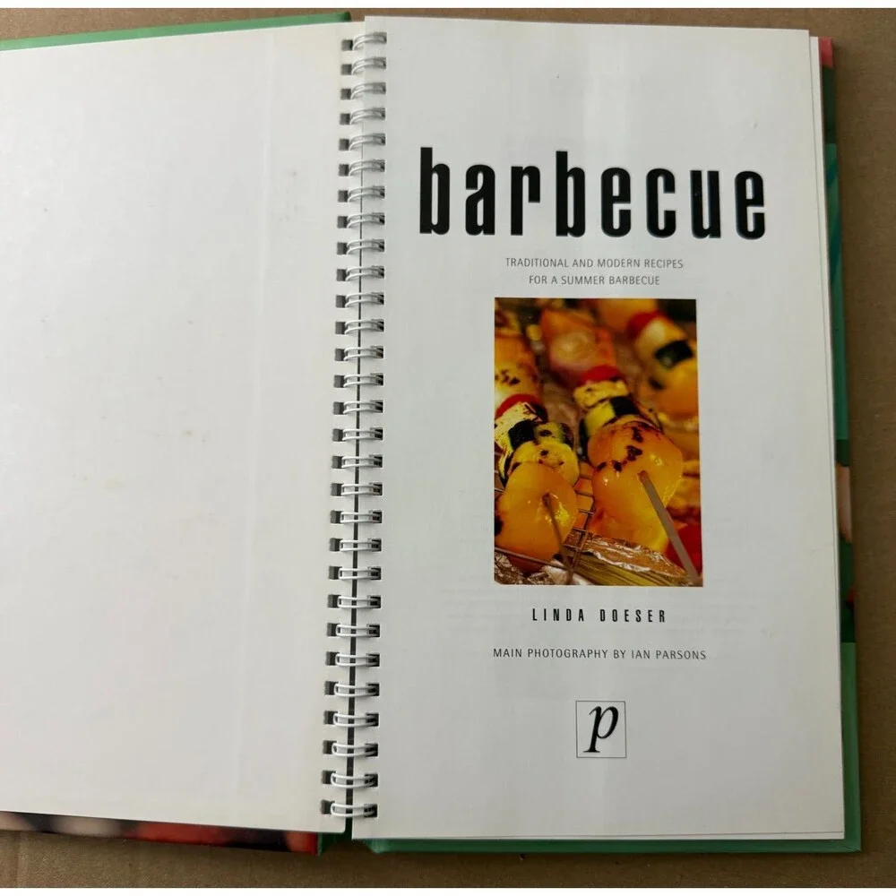Barbecue Cookbook BBQ‎ Recipe Grilling Methods Meat Seafood Vegetables HC Doeser